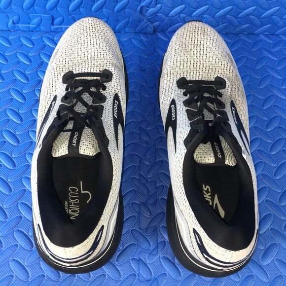 Brooks Ghost 15 Mens Shoes Size 14D White Comfortable Running Sneakers - Picture 7 of 11